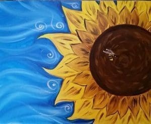 "Sunflower Visitation" by Dena Lynn