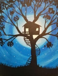 "TreeFort Night" by Dena Lynn