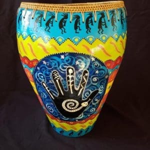 Hand-Painted Vase by Dena Lynn