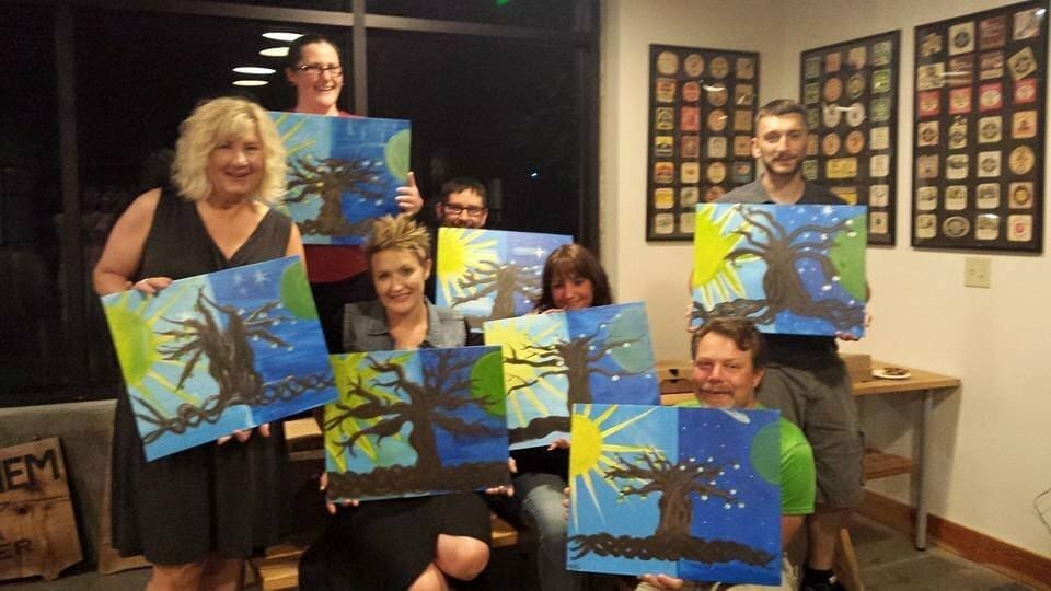 Public Paint-Party by Dena Lynn