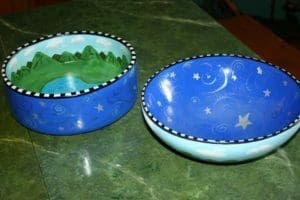 Hand-Painted Bowls by Dena Lynn