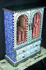 Hand-Painted Jewelry Box by Dena Lynn