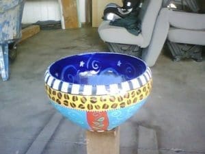 Hand-Painted Bowl by Dena Lynn