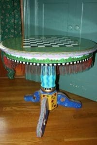 Hand-Painted Table by Dena Lynn