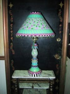 Hand-Painted Lamp by Dena Lynn
