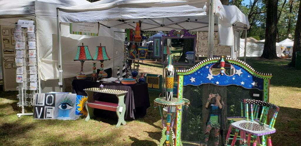 My Wonderland Art Booth at Salem Art Faire