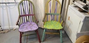 Hand-Painted Chairs by Dena Lynn