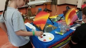 Kids' Art Class at McMinnville Community Center by Dena Lynn