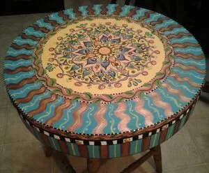 Hand-Painted Shamanic Hand-Drum by Dena Lynn